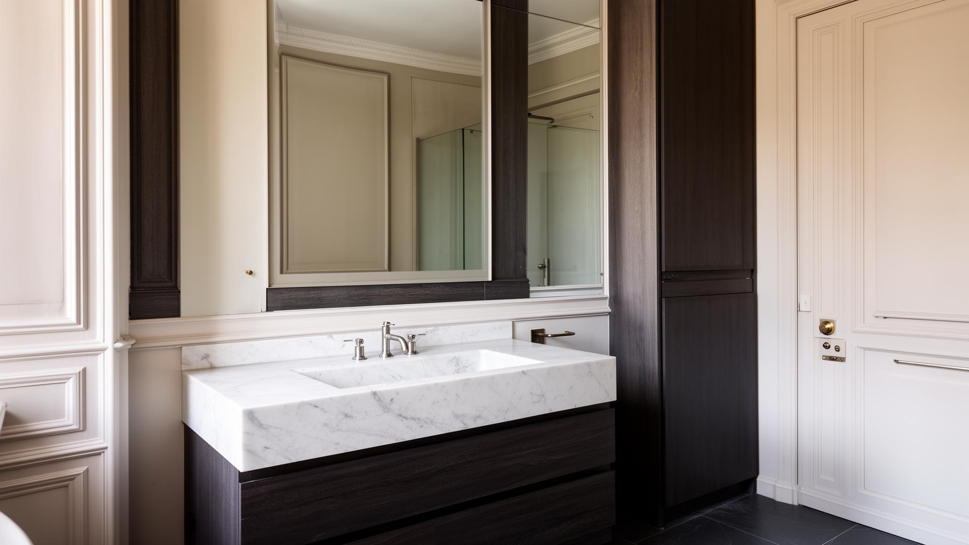 Suite parentale haussmannienne — Bordeaux Chartrons — réalisation salle de bain par Mon Projet Salle de Bain