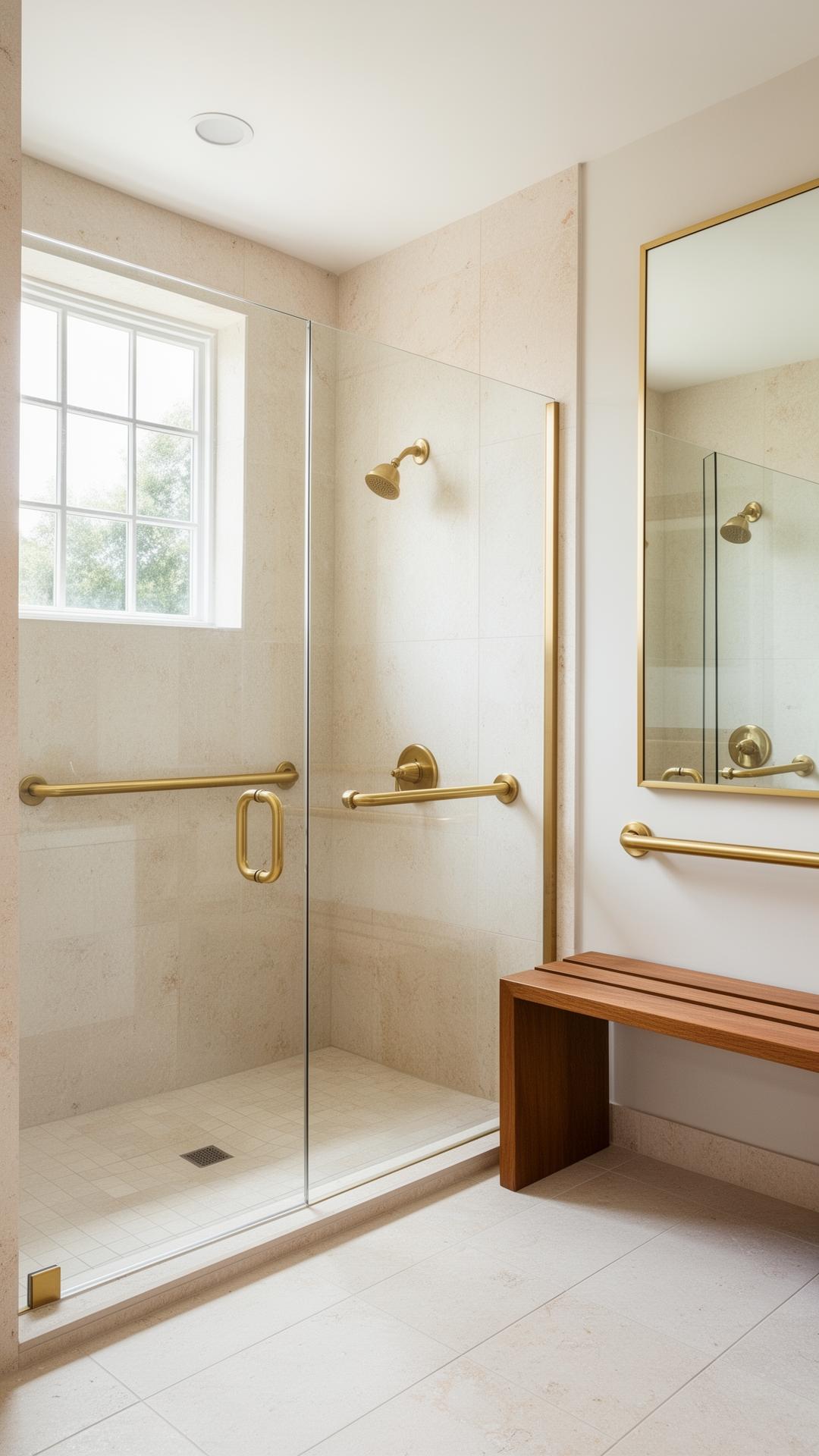 Salle de bain PMR design — Pessac — réalisation salle de bain par Mon Projet Salle de Bain